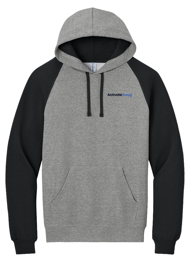 Jerzees Unisex NuBlend Colorblock Raglan Hoodie Sweatshirt