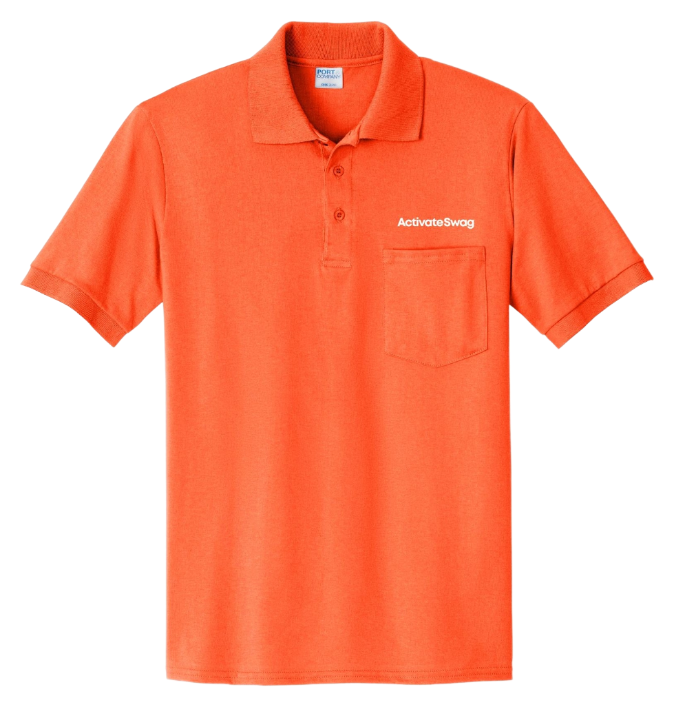 Port & Co Core Blend Jersey Knit Pocket Polo
