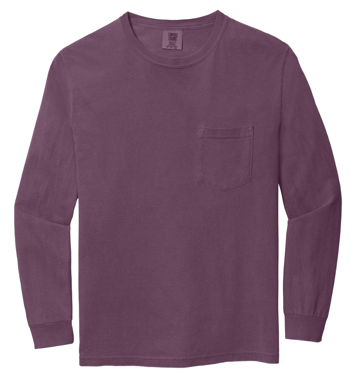 Comfort Colors Heavyweight Ring Spun Long Sleeve Pocket Tee