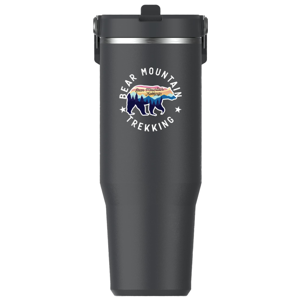 Stanley IceFlow(TM) 2.0 Flip Straw Tumbler 30oz — Black (BK) (front)
