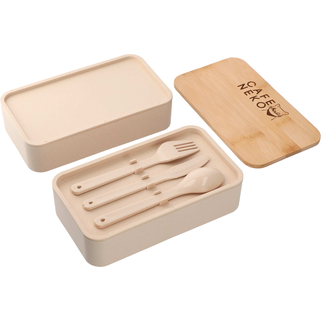 Stackable Bamboo Fiber Bento Box