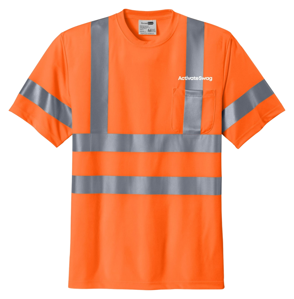 CornerStone ANSI 107 Class 3 Short Sleeve Snag-Resistant Reflective T-Shirt