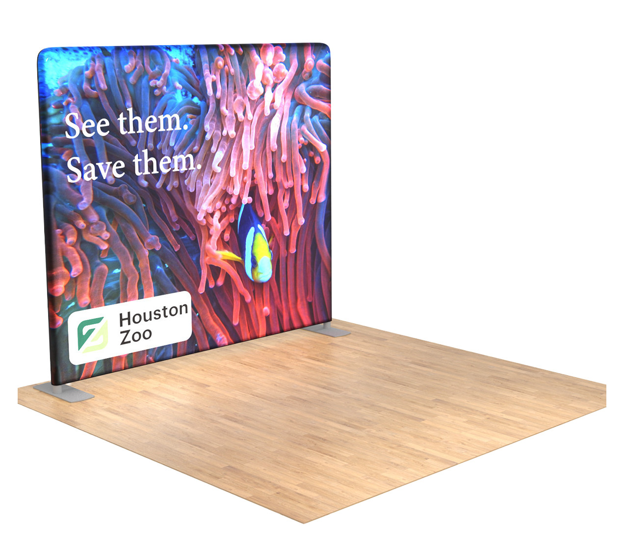Lumen 8ft Backlit Fabric Display