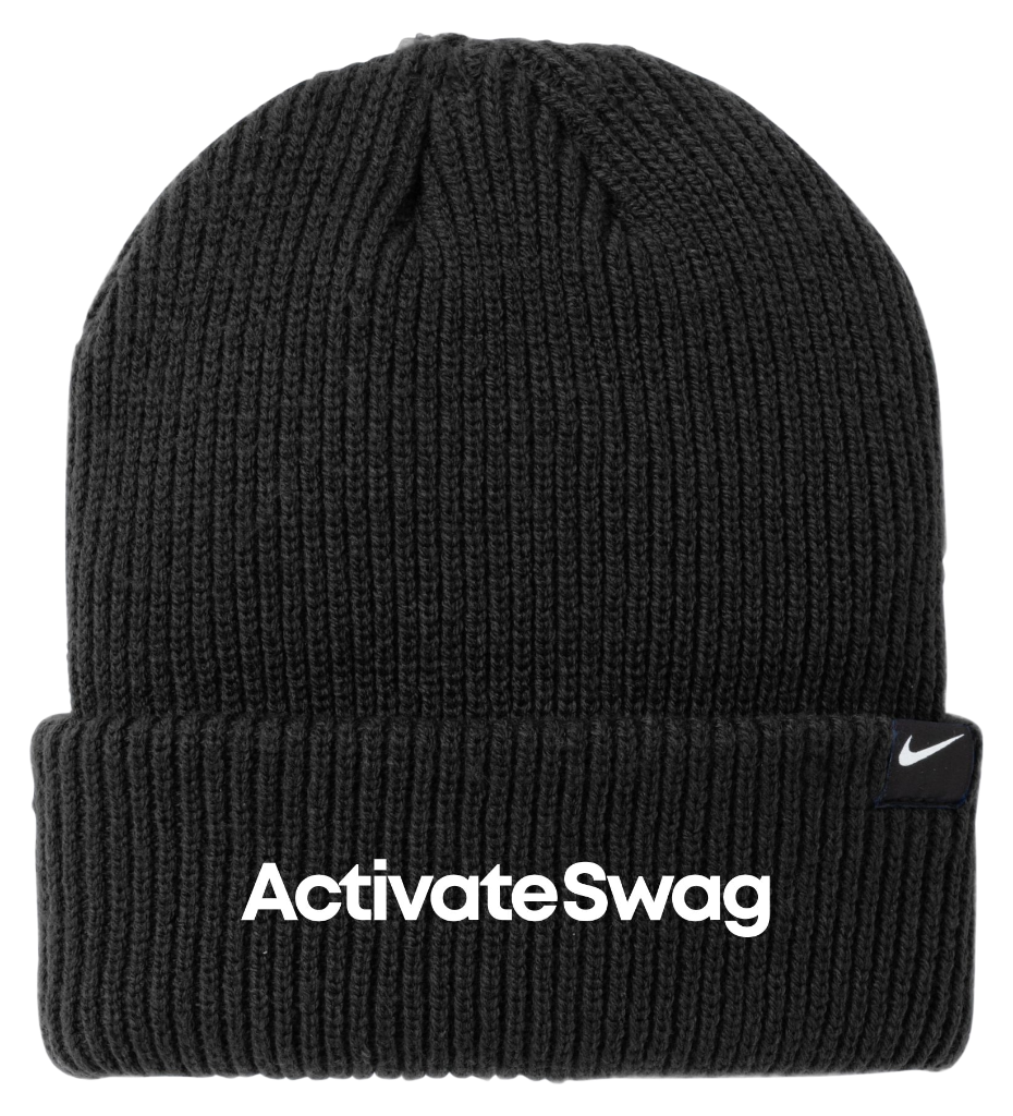 Nike Terra Beanie — Black (front)