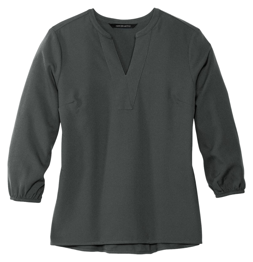 Mercer+Mettle® Women's Stretch Crepe 3/4-Sleeve Blouse