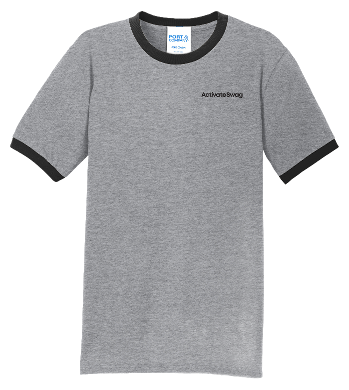 Port & Co Core Cotton Ringer Tee