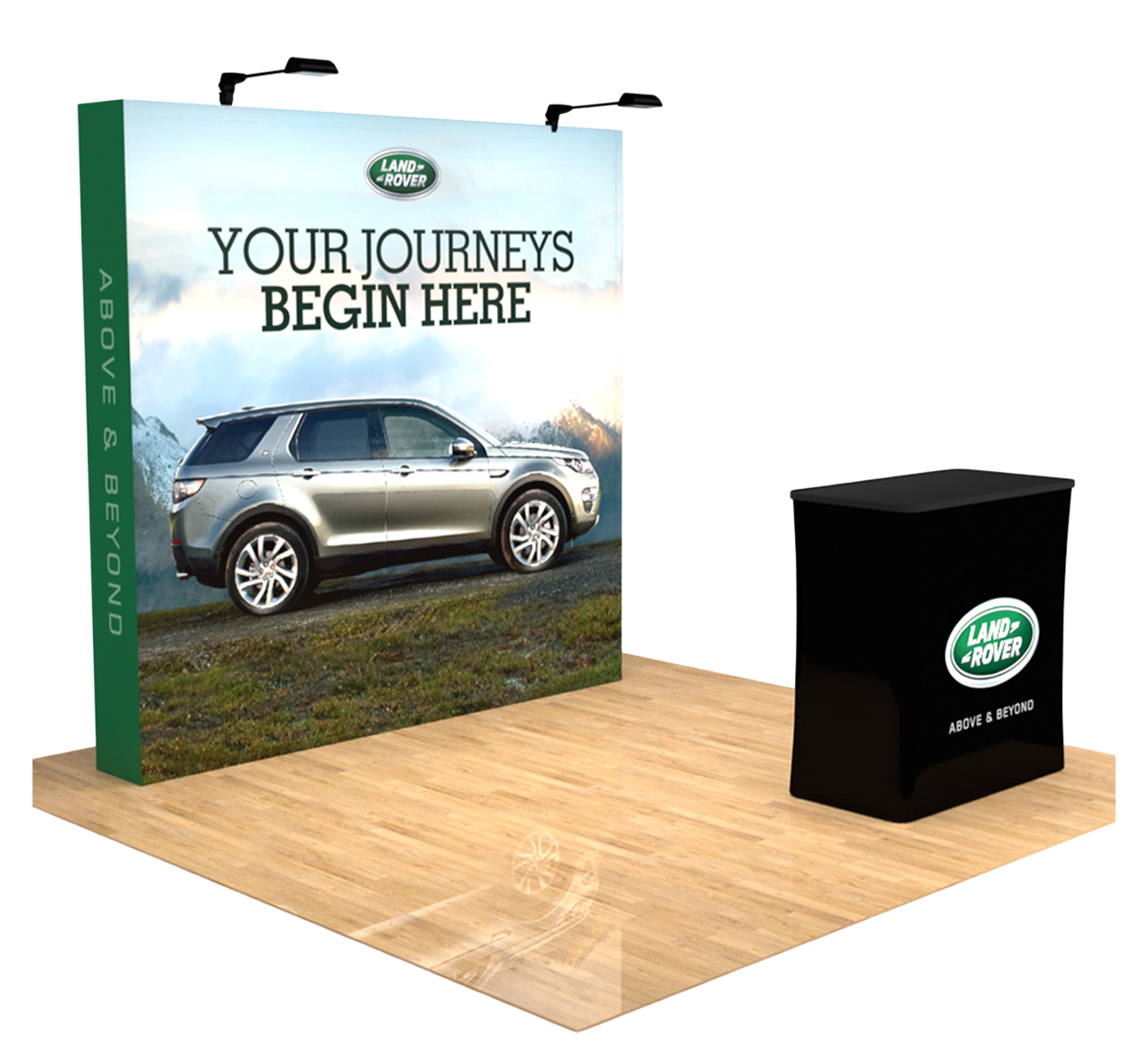 Beacon 8ft Straight Pop-Up Display