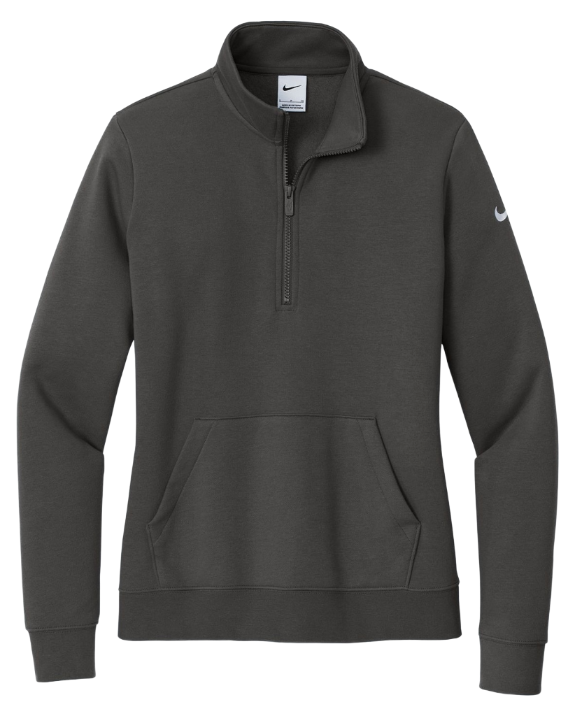 Nike Women's Club Fleece Sleeve Swoosh 1/2-Zip
