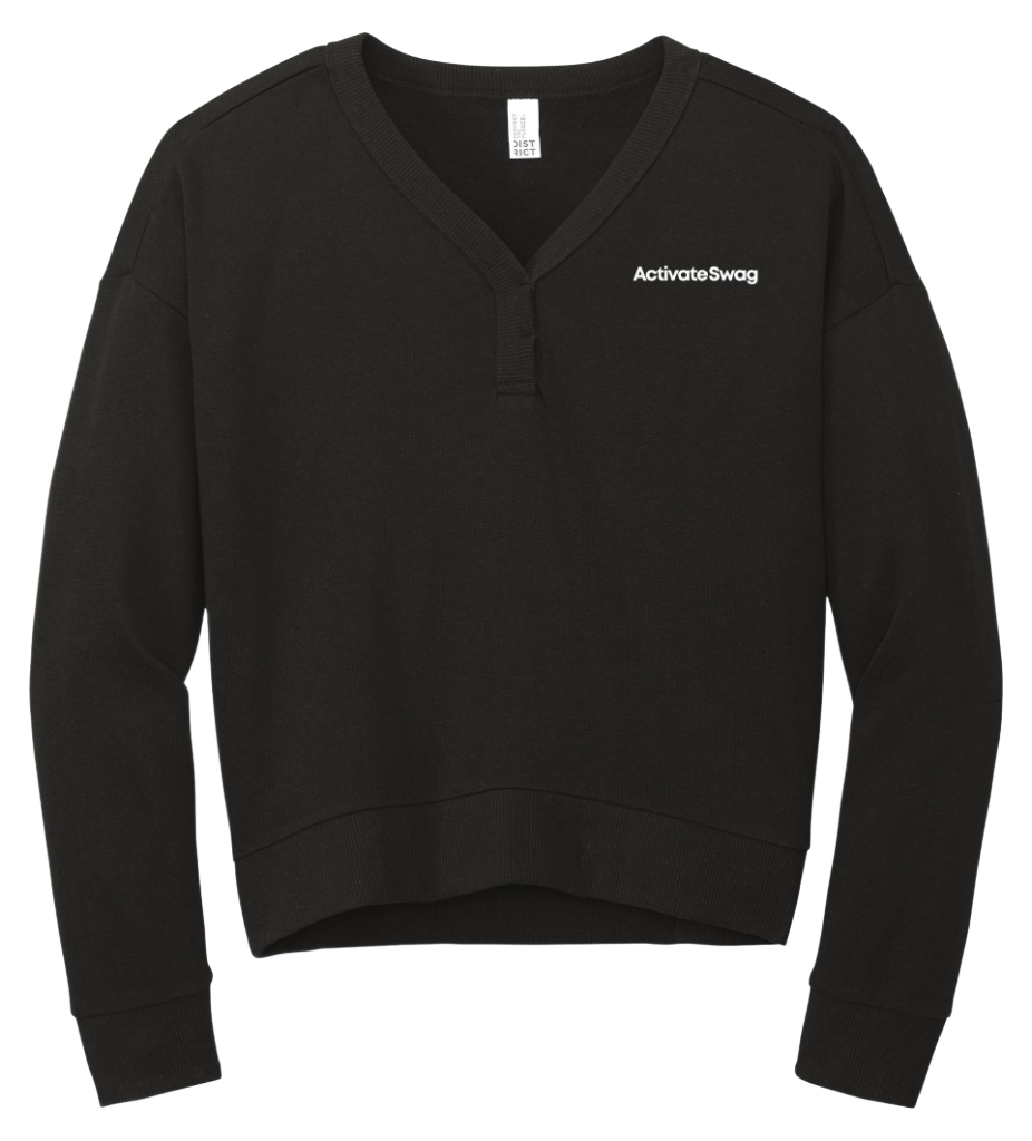 District Women's Perfect Tri Fleece V-Neck Sweatshirt