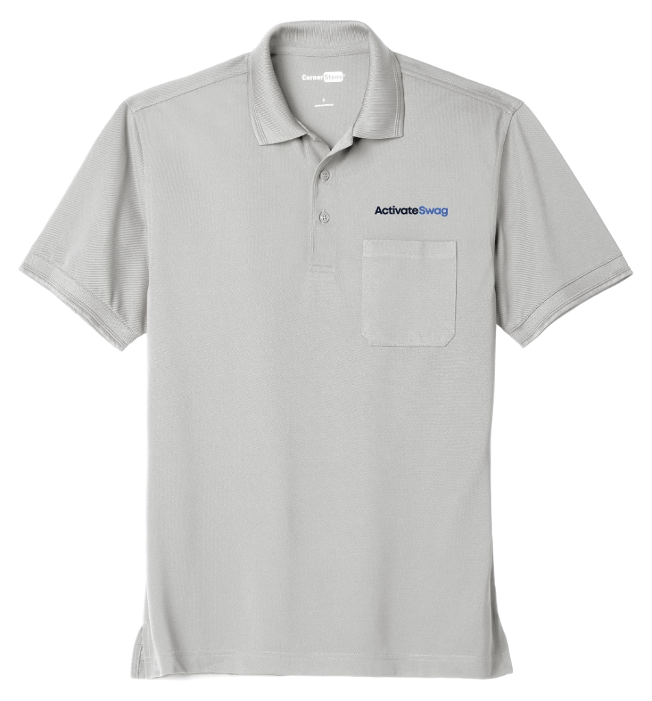 CornerStone Industrial Snag-Proof Pique Pocket Polo