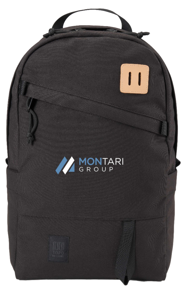 Topo Designs Daypack Classic 15" Laptop Backpack — Black (BK) (front)