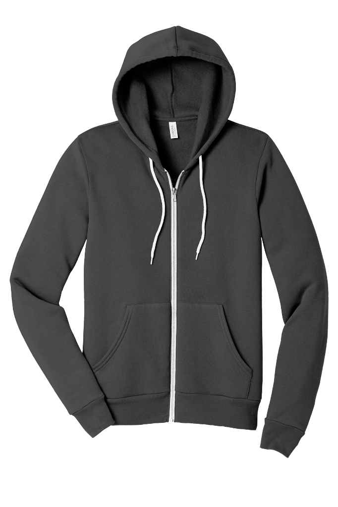 BELLA+CANVAS Unisex Sponge Fleece Full-Zip Hoodie