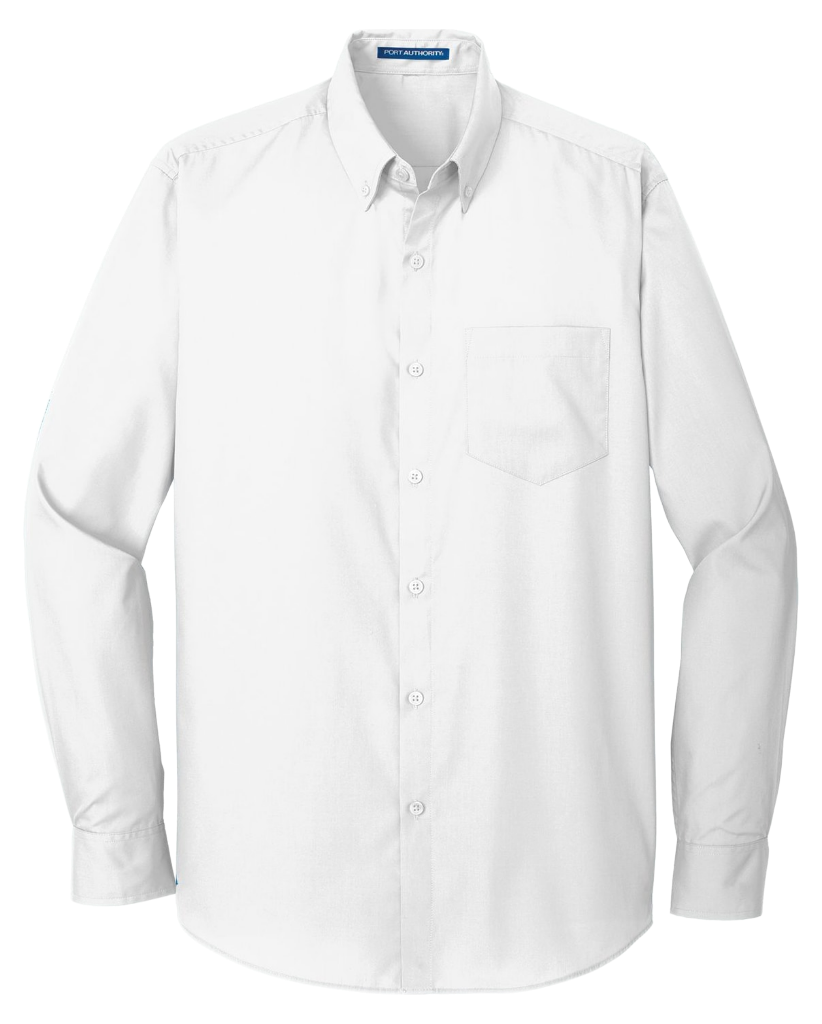 Port Authority® Tall Long Sleeve Carefree Poplin Shirt