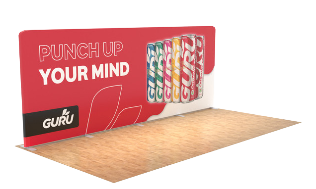 Lumen 20ft Backlit Fabric Display