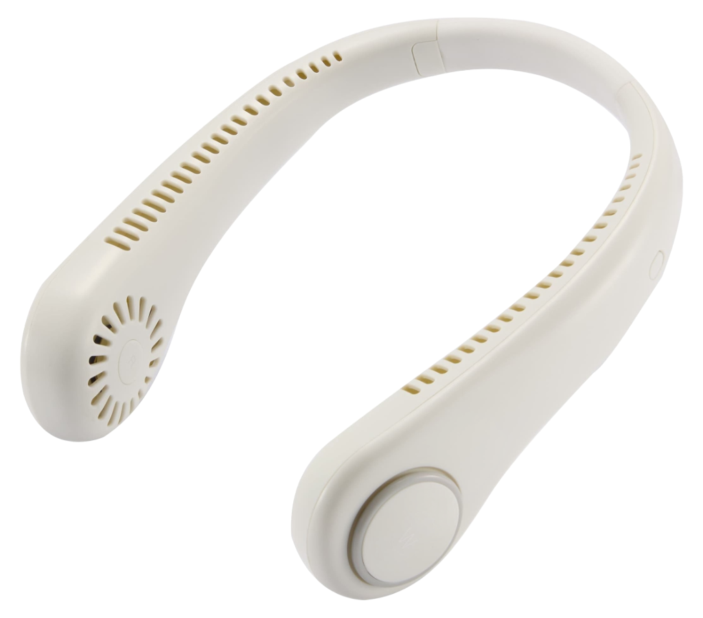 Wellable(TM) Wireless Neck Fan — White (WH)