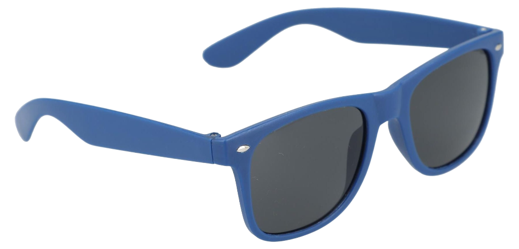 Sun Ray Recycled Sunglasses — Blue (front)