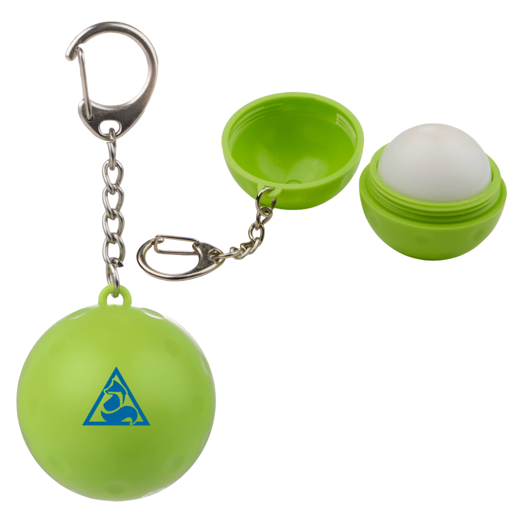 Pickleball SPF15 Lip Balm Keychain