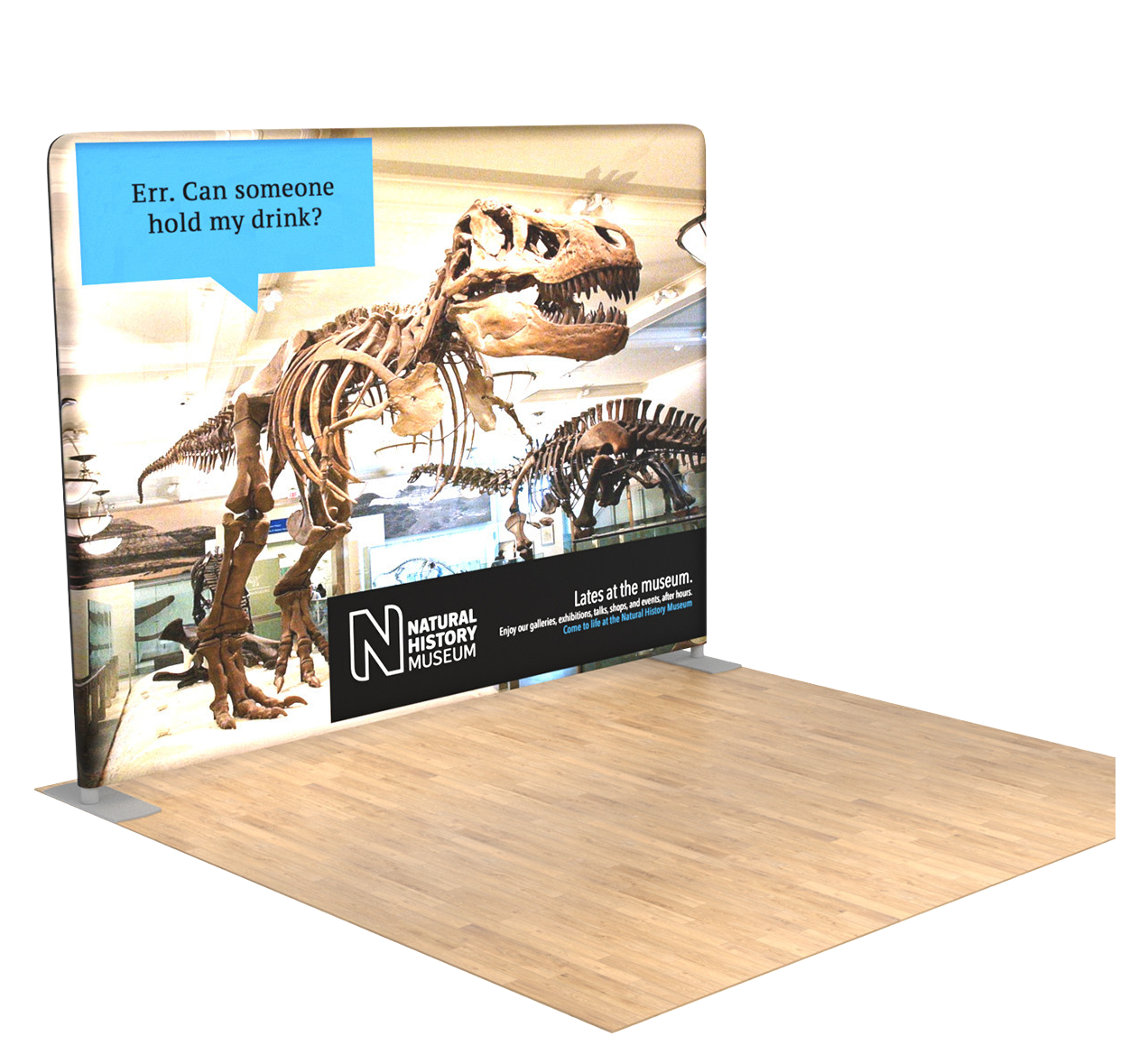 Lumen 10ft Backlit Fabric Display