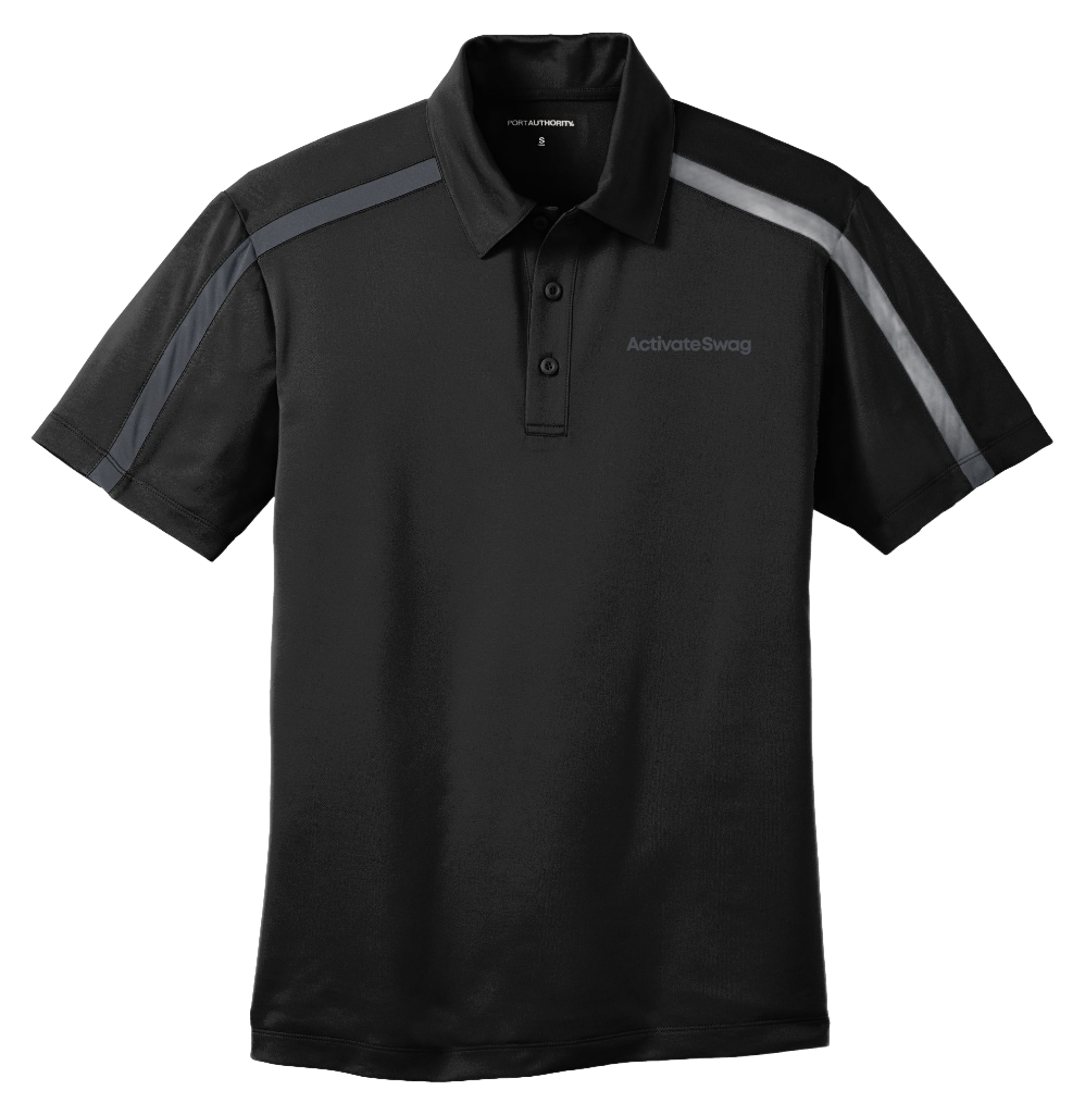 Port Authority Silk Touch Performance Colorblock Stripe Polo