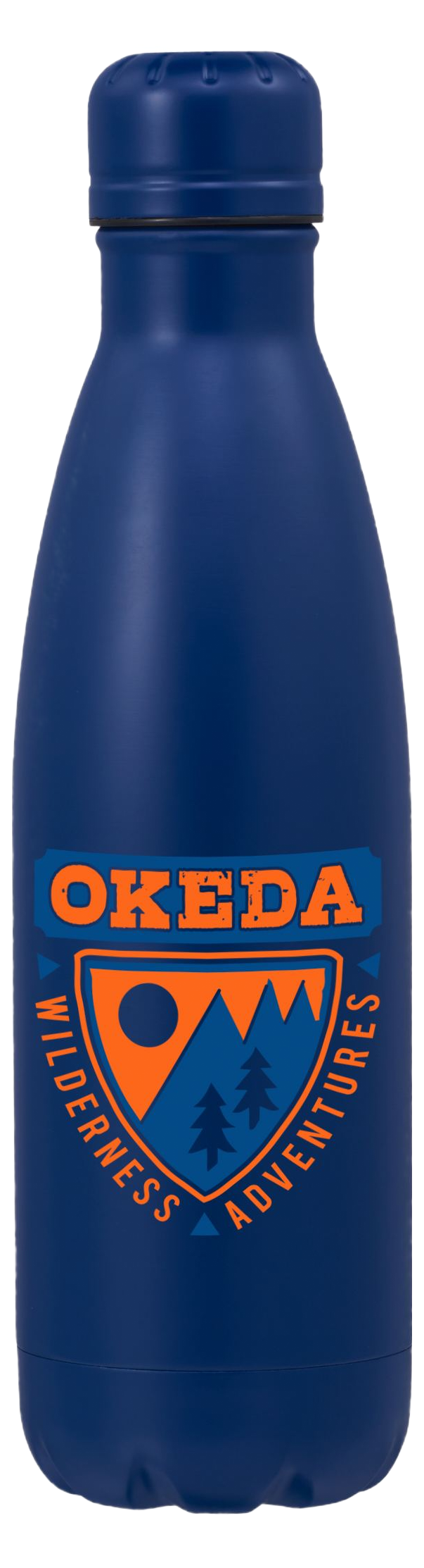 Copper Vacuum Insulated Bottle 17oz — Navy (NY) (front)