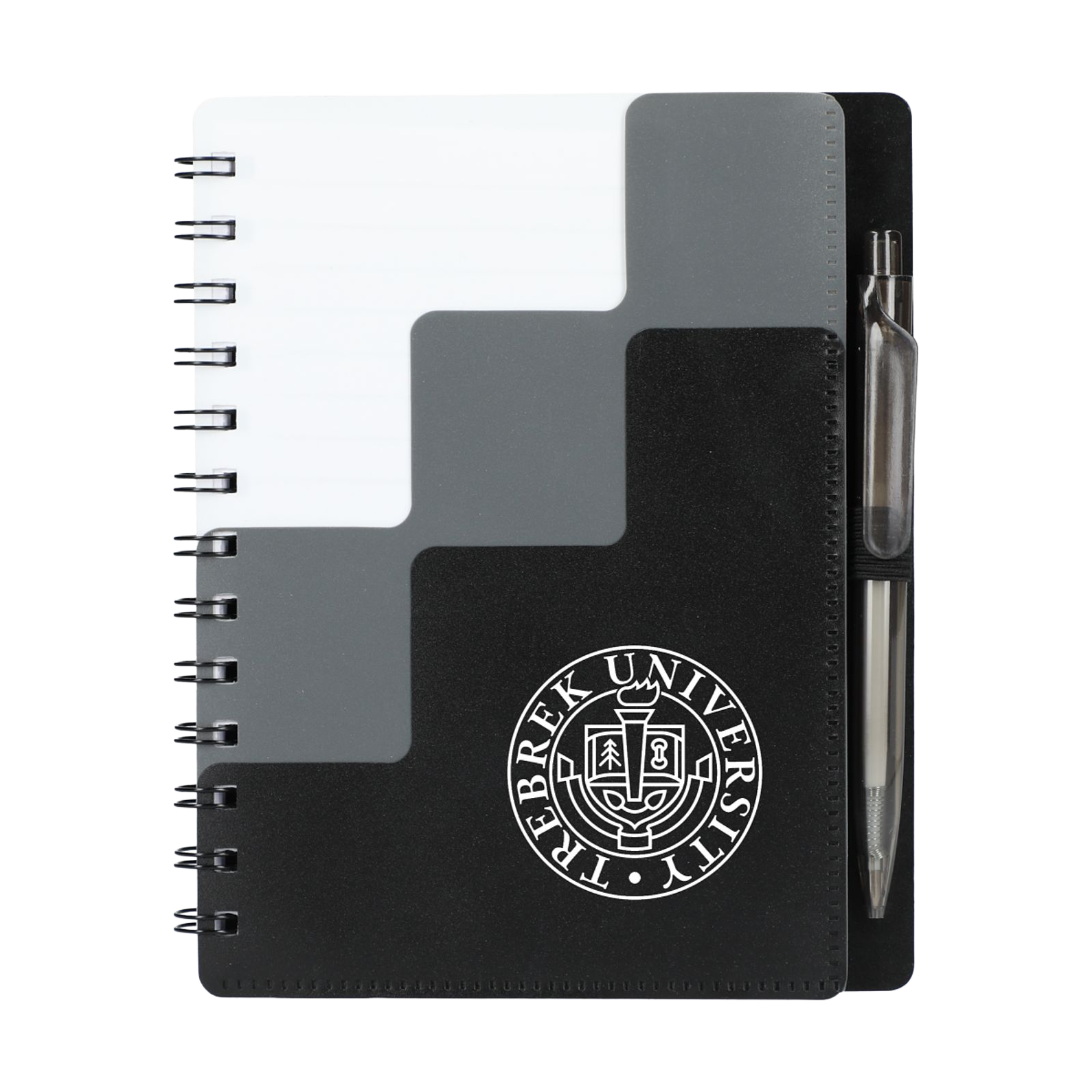5" x 7" Recycled Pace Spiral Notebook w Pen