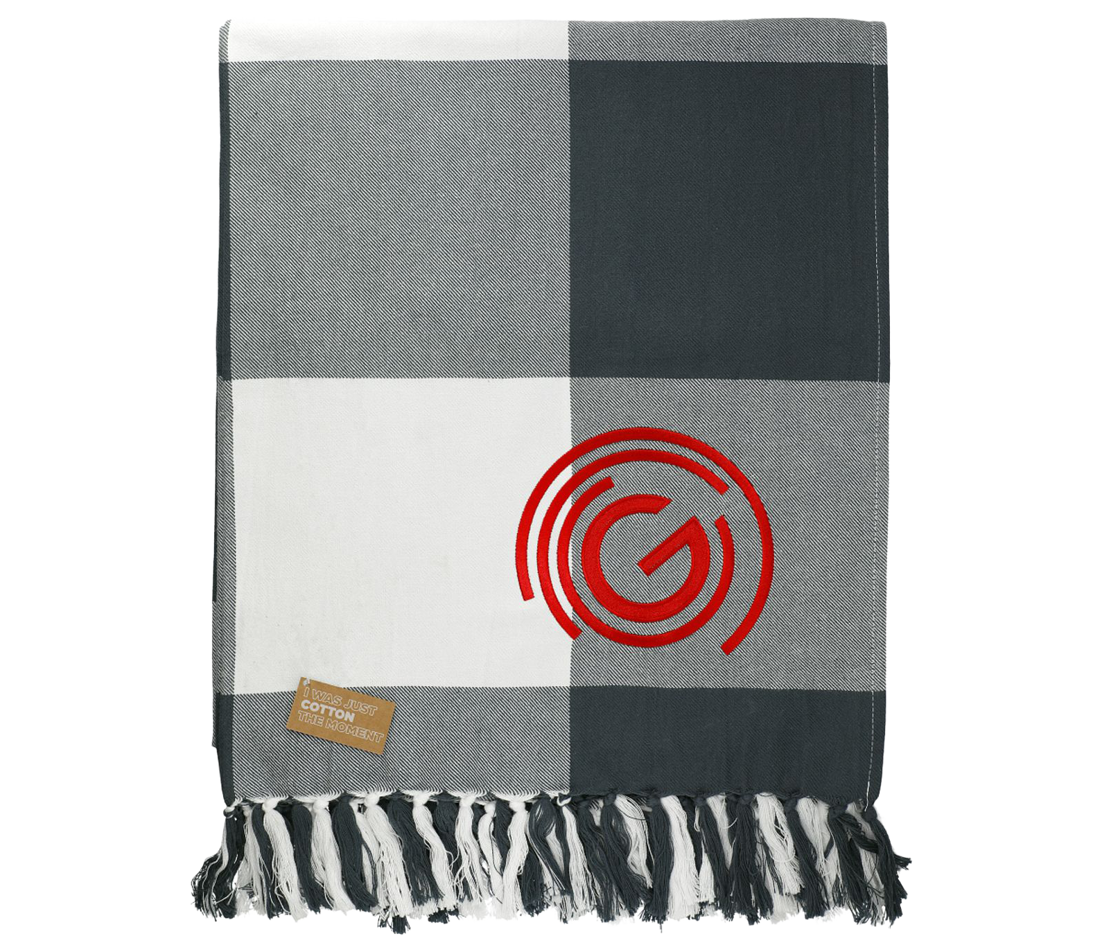 Field & Co.(R) 100% Organic Cotton Check Throw Blanket