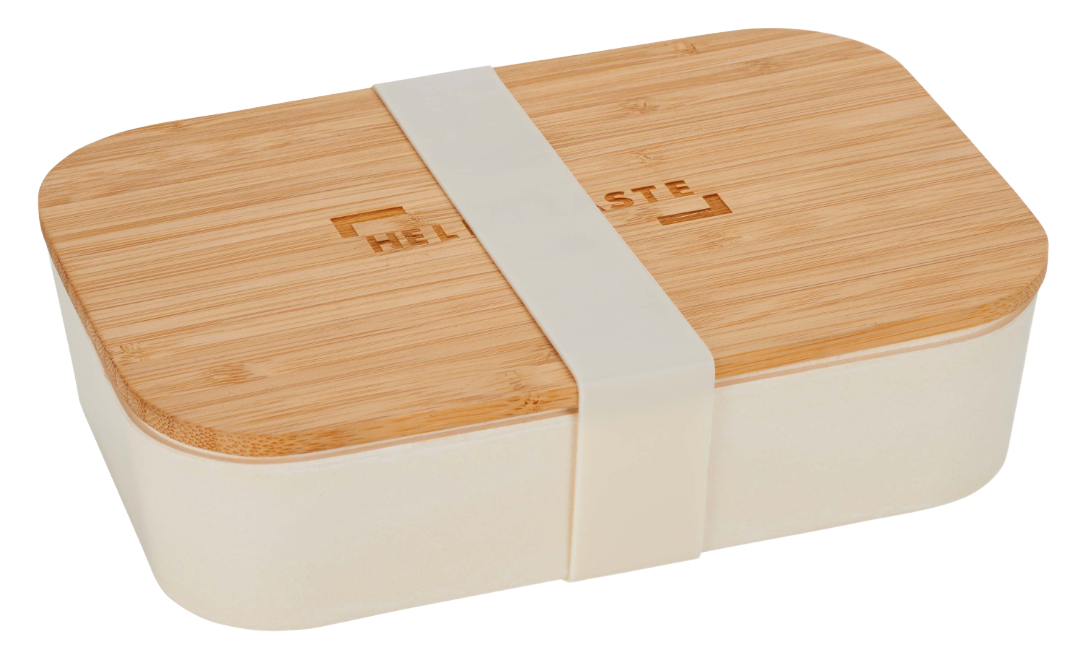 Bamboo Fiber Lunch Box with Cutting Board Lid