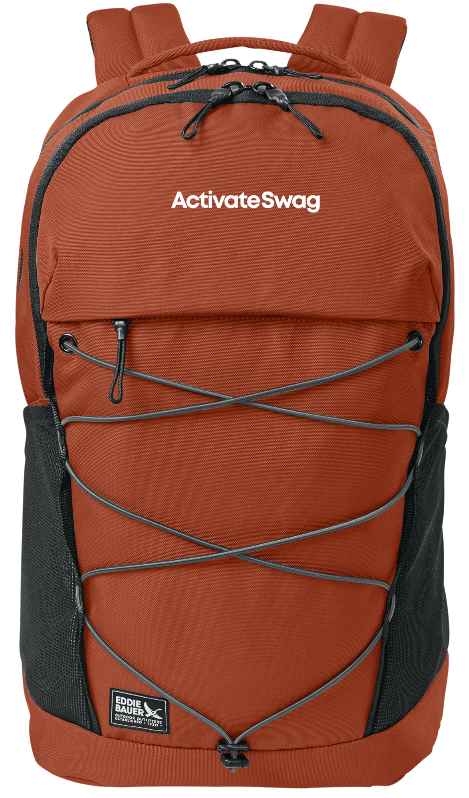 Eddie Bauer® Adventurer Backpack — Amber Orange (front)