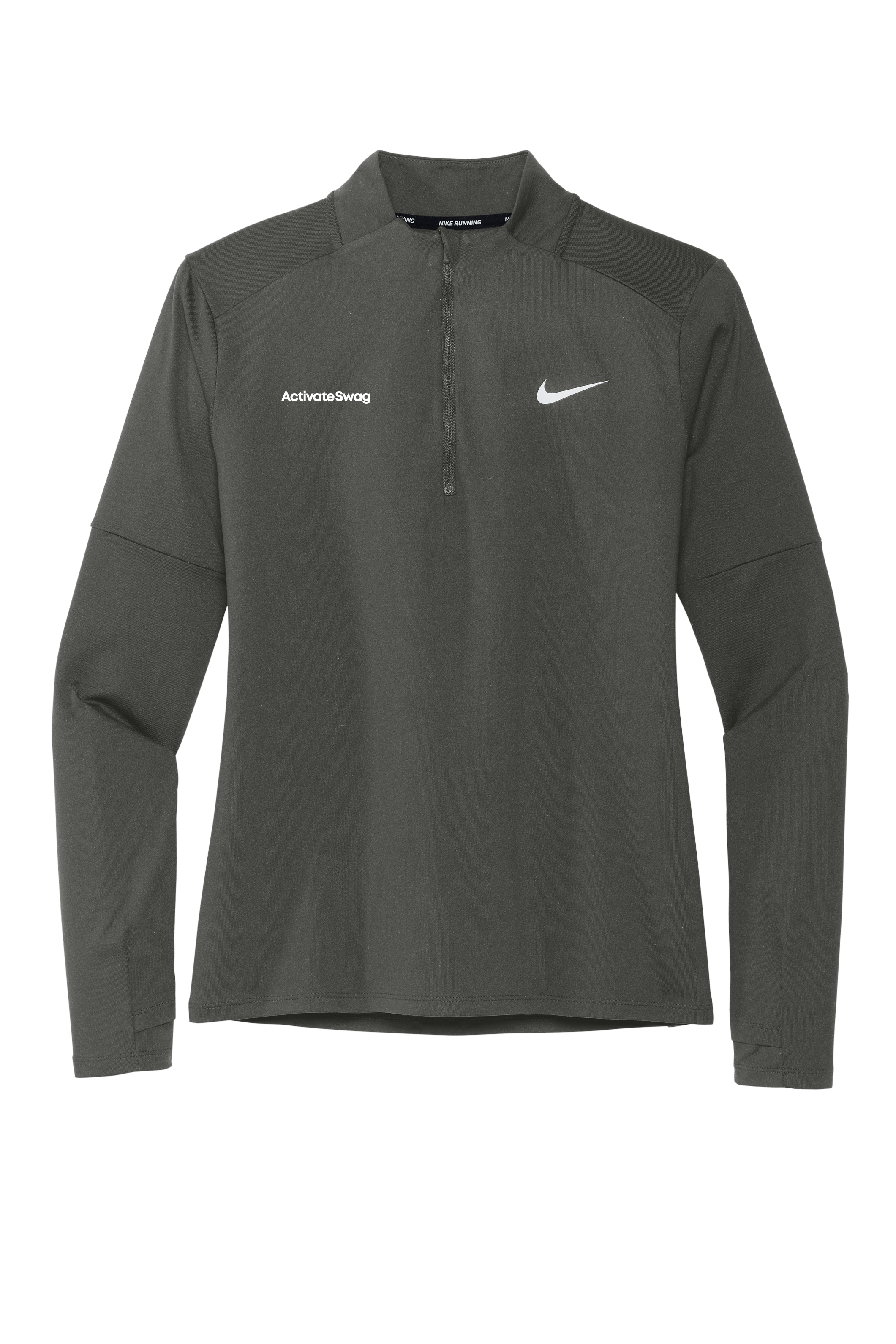 Nike Women's Dri-FIT Element 1/2-Zip Top — Anthracite (front)