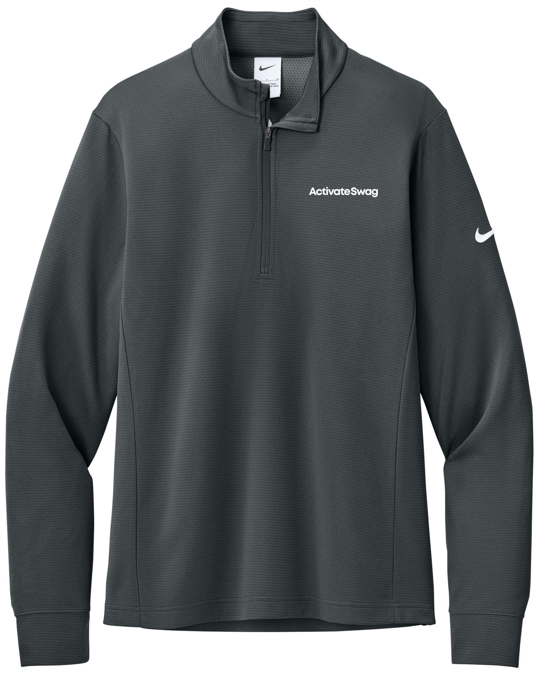 Nike Essential 1/2-Zip Cover-Up — Anthracite (front)